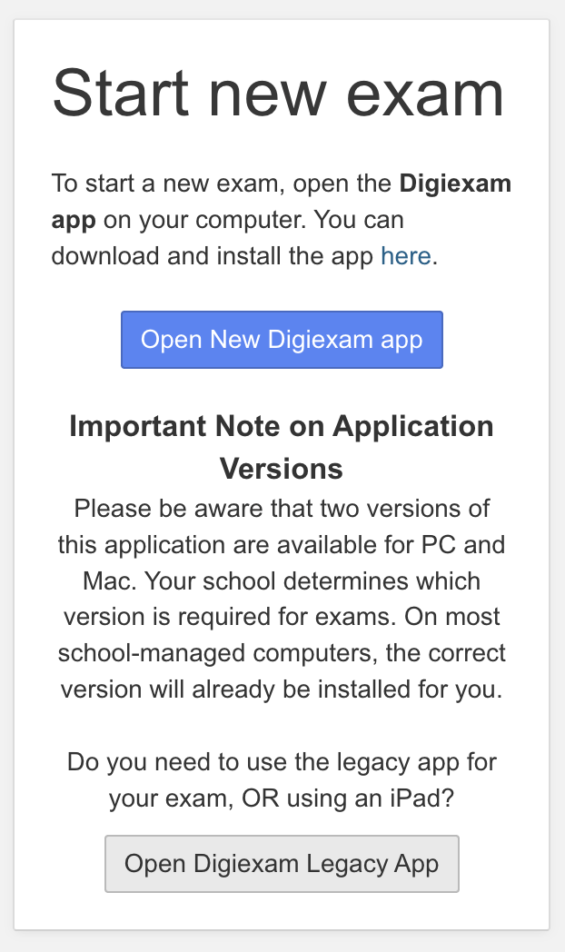 Update Launch The Digiexam App Digiexam Knowledge Center